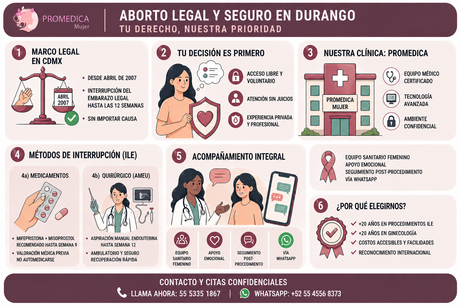 Aborto legal seguro en Durango